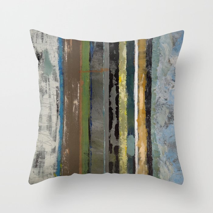 Lines Of Distinction Abstract Throw Pillow By Ruthpalmerfineart Society6