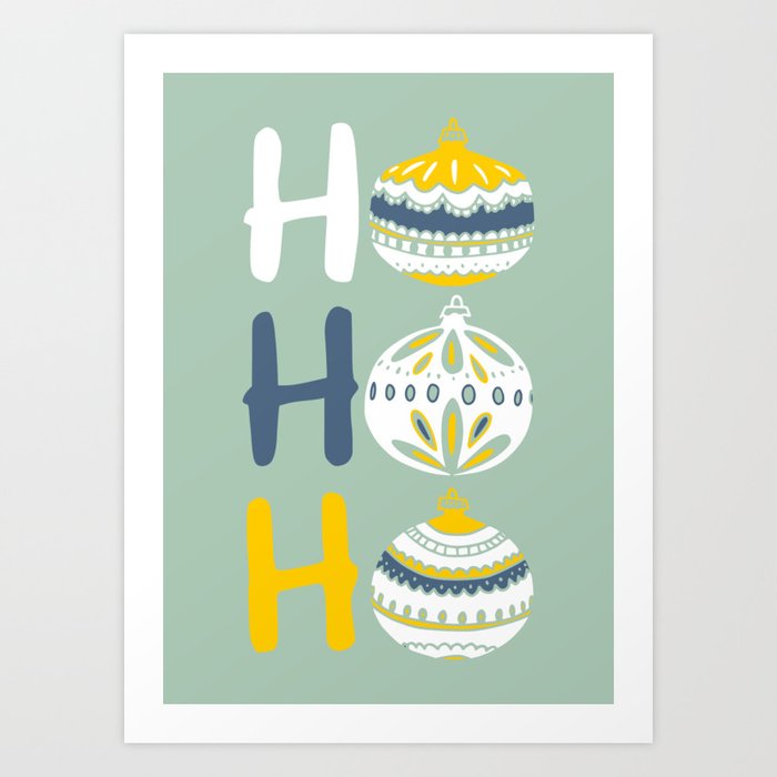 Hohoho Art Prints, Framed & Recessed | Society6