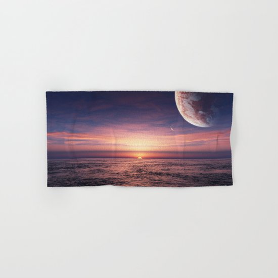Ocean pastel Hand & Bath Towel
