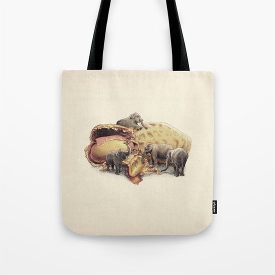 Elephant's Paradise Tote Bag