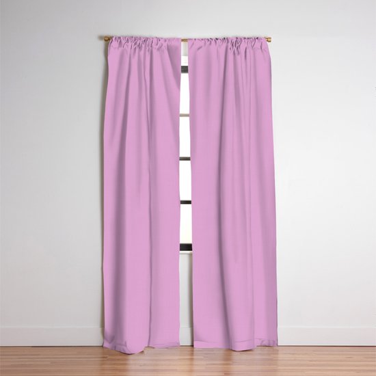 From The Crayon Box Inspired By Razzle Dazzle Rose Pastel Purple Solid Color Blackout Curtain By Simplysolids Society6
