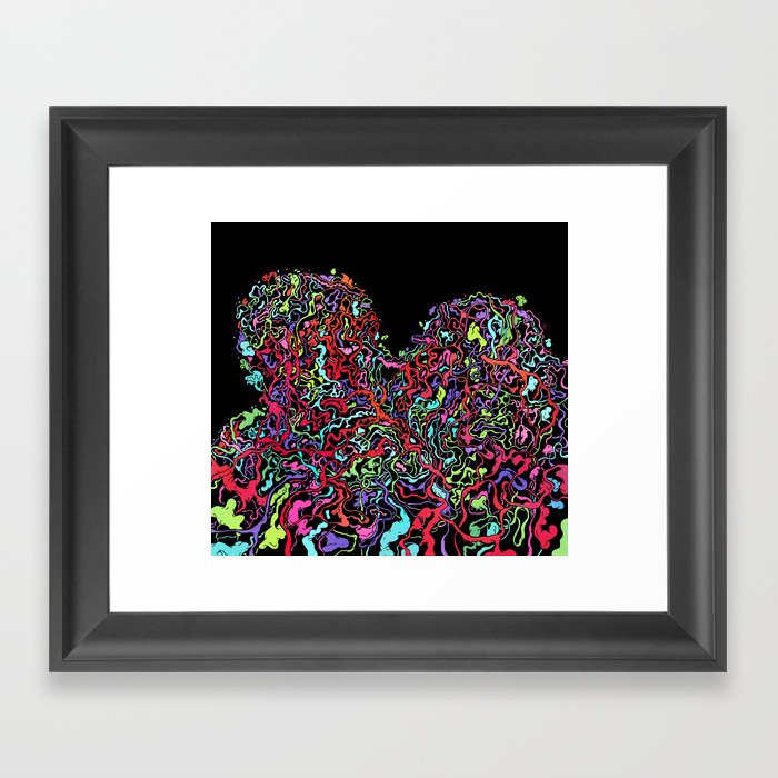 Junk Hearts Framed Art Print