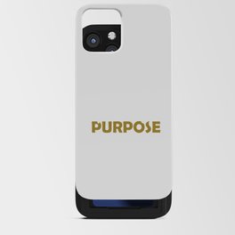 Powered By Purpose iPhone Card Case