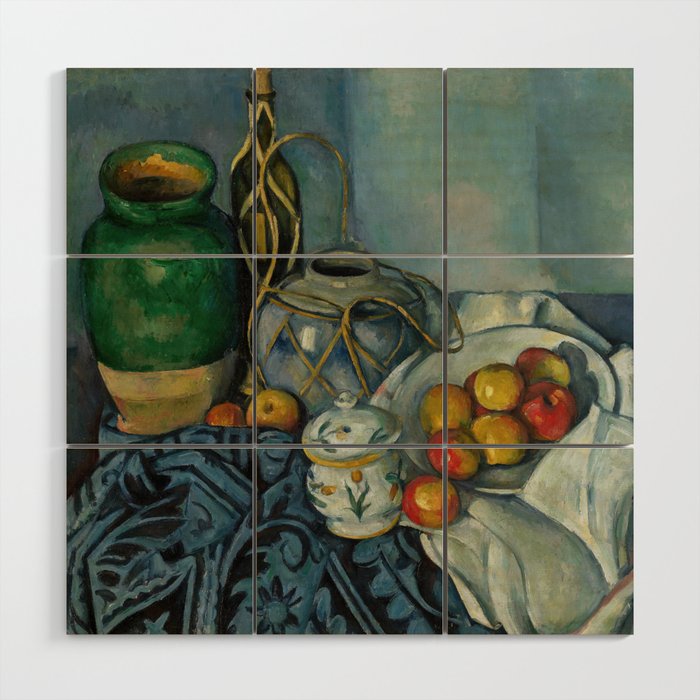 Paul Cezanne - Still life with Apples Wood Wall Art