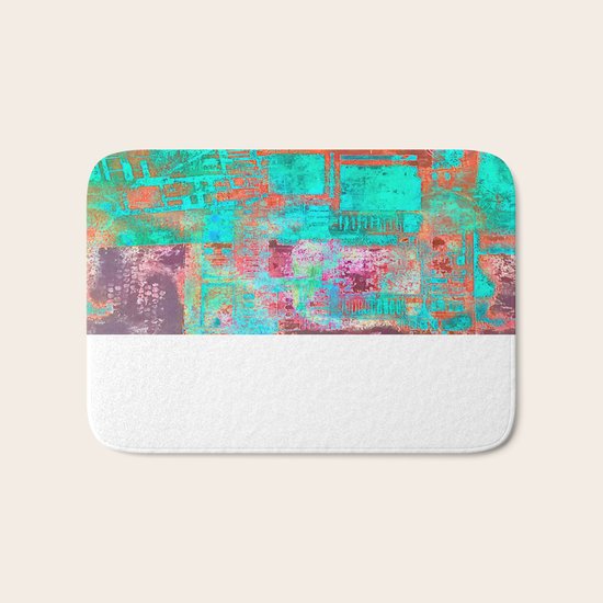 Abstract Ladder Bath Mat