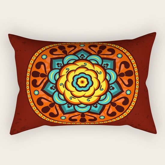 Mandala Rectangular Pillow