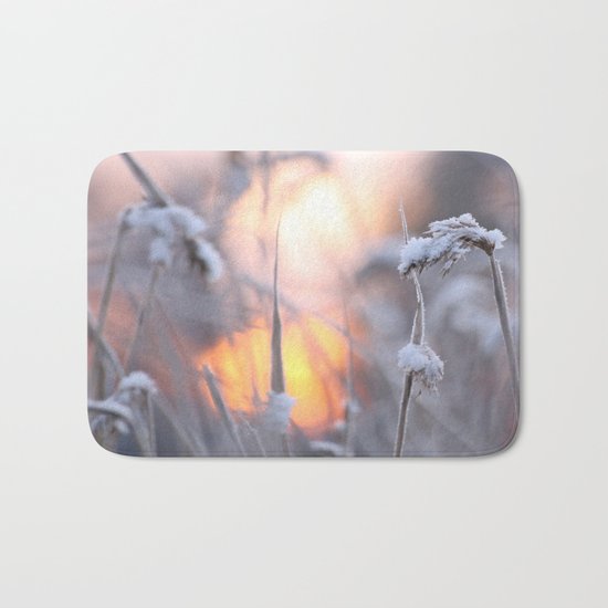 Sunny Winter Day Bath Mat
