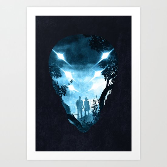 We are not alone Art Print