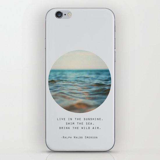 Swim The Sea iPhone & iPod Skin
