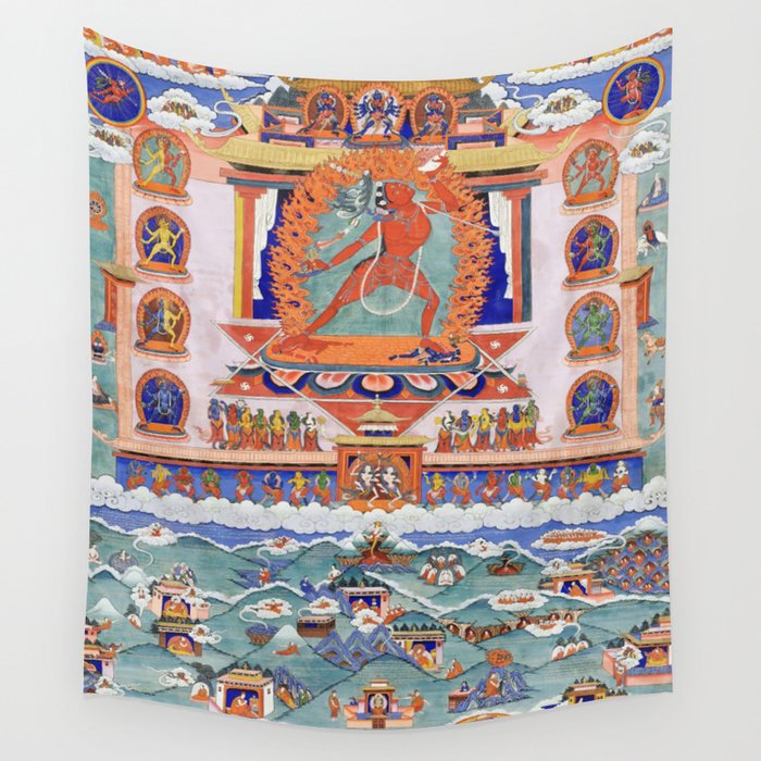 Vajrayogini Thangka Wall Tapestry