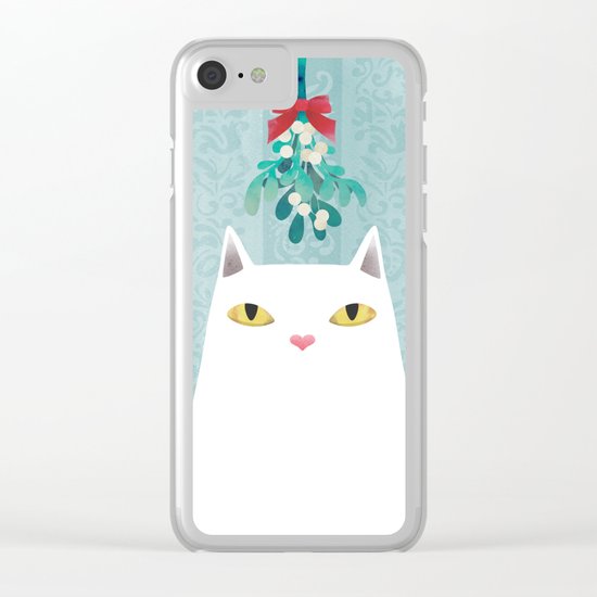 Mistletoe? Clear iPhone Case