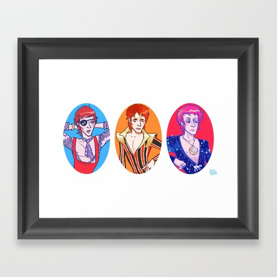 Bowie Framed Art Print