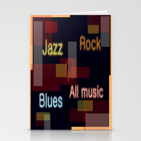 ALL MUSIC Stationery Cards