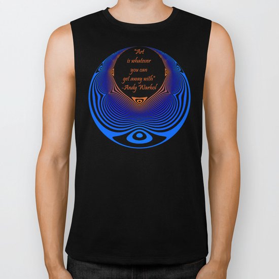 Art is like... whatever Biker Tank
