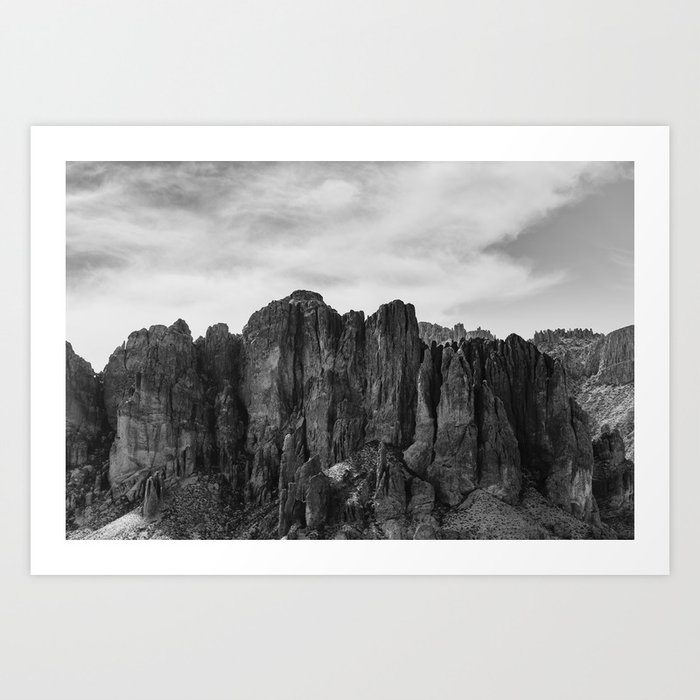 Superstition Mountains - Arizona Art Print
