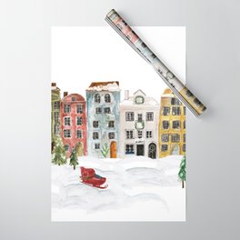 Christmas in the Village Wrapping Paper