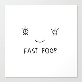 fast foop Canvas Print