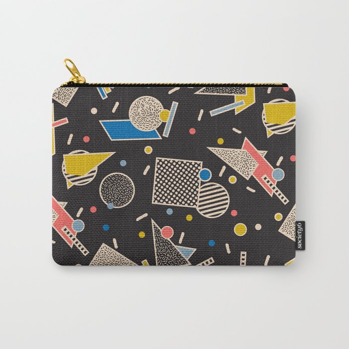 Memphis Inspired Design 8 Carry-All Pouch