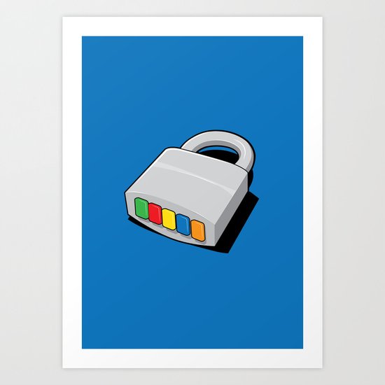 Code Hero Art Print