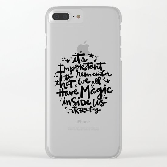 Magic Inside Clear iPhone Case
