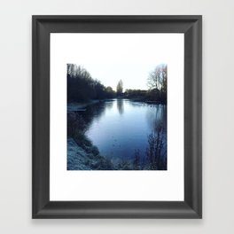 The Frozen Lake Framed Art Print