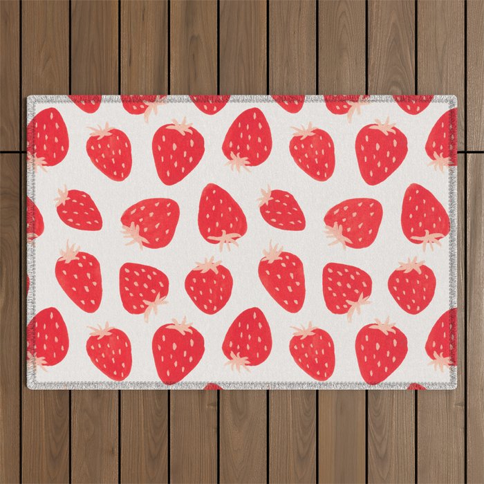 Strawberry Madness Outdoor Rug