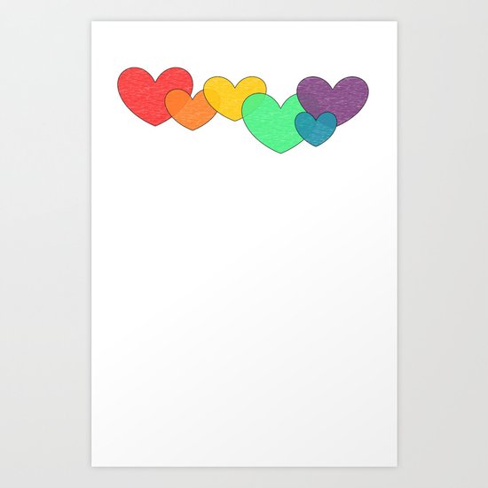 Love is a Rainbow Art Print