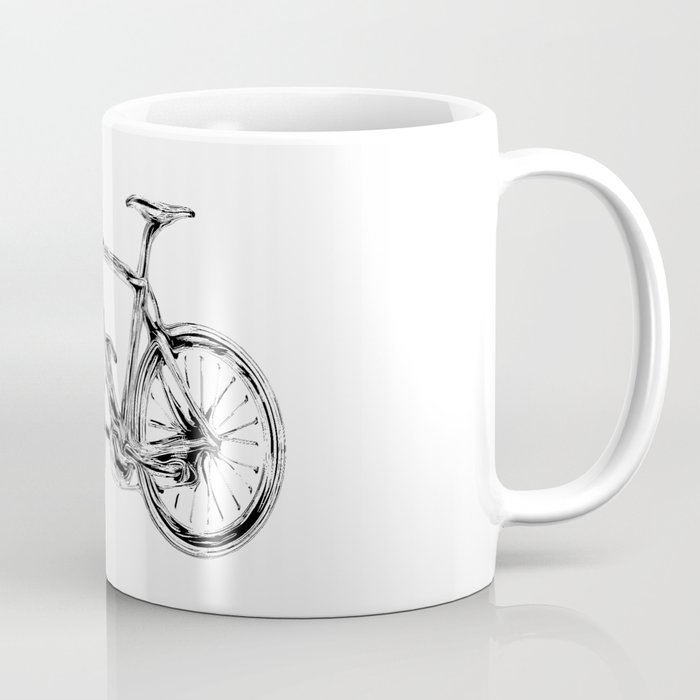 Wooden Bicycle Coffee Mug