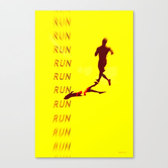 Run Run Run Canvas Print