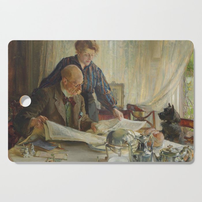 The Morning paper - Edgar Bundy Cutting Board