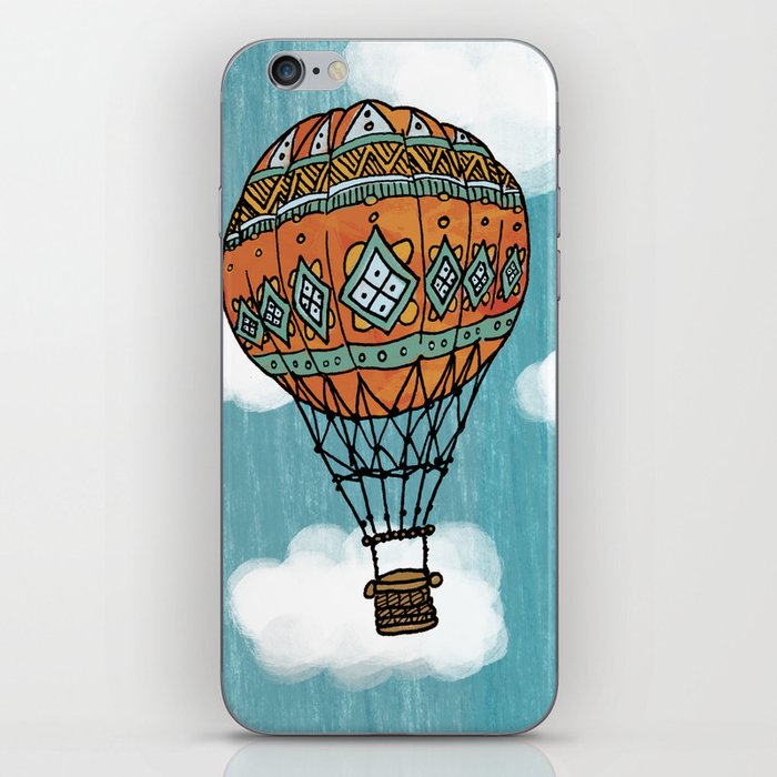 Hot Air Ballon in the Sky iPhone Skin