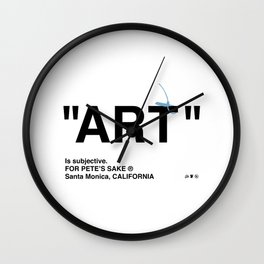 "ART" Wall Clock