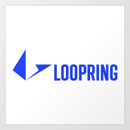 Loopring Crypto Logo Art Print