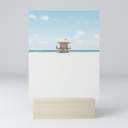 Miami Beach Lifeguard Mini Art Print