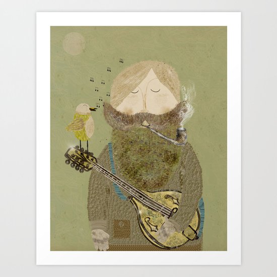 mornings song Art Print