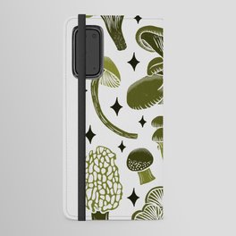 Texas Mushrooms – Olive Green Android Wallet Case