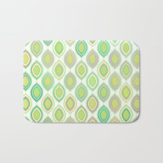 Lemon & Lime Pattern Bath Mat