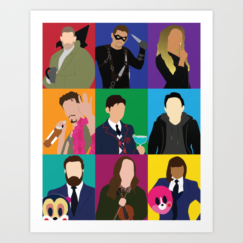 Umbrella Academy Art Print By Ehaverstick Society6