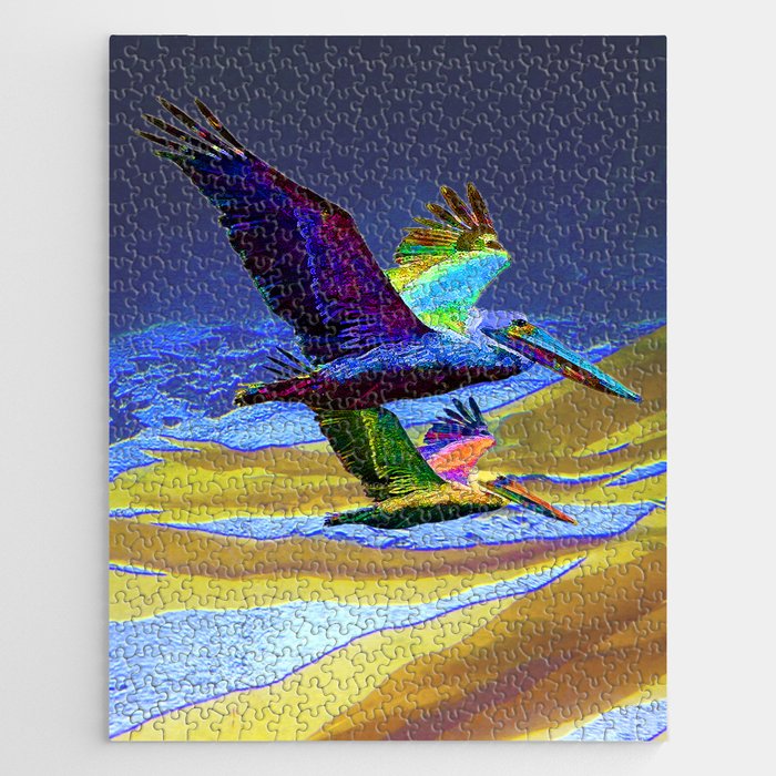 Pelican Flight Jigsaw Puzzle