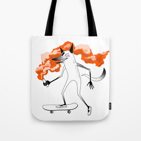 Fox Skateboarder2 Tote Bag