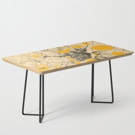 Canada, Quebec - artistic map Coffee Table