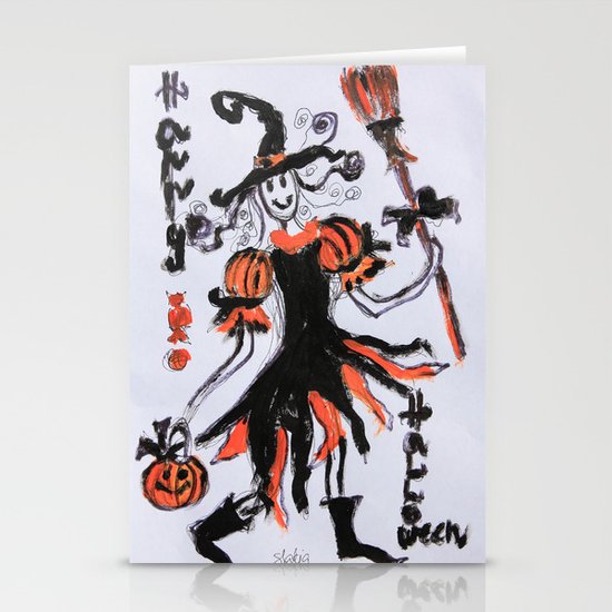 Happy Halloween Stationery Cards