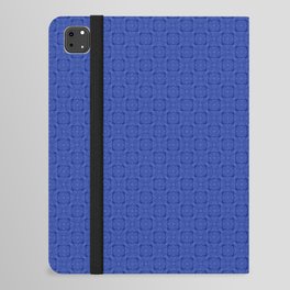 Cobalt Blue Pattern 1 iPad Folio Case