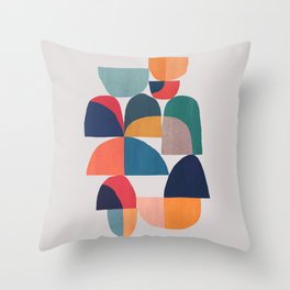 Outside in Throw Pillow