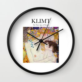 Klimt - The Three Ages of Woman Wall Clock