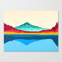 Mount Hood and Trillium Lake Canvas Print