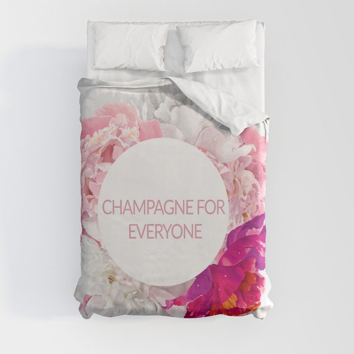 Champagne for everyone Duvet Cover