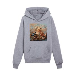 The Four Seasons Paying Homage to Chronos Kids Pullover Hoodies