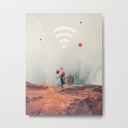 Wirelessly connected to Eternity Metal Print