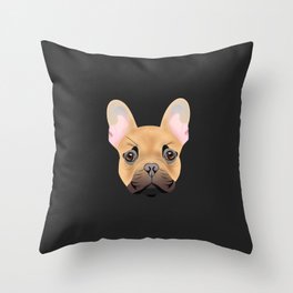 French bulldog Throw Pillow